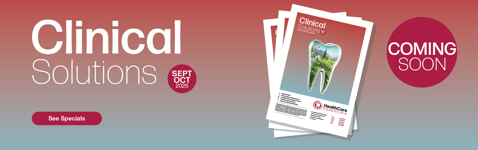Clinical Solutions Sep/Oct 2026 Coming Soon